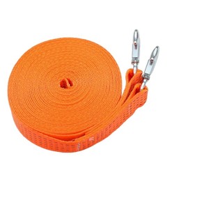 Cordon de remorquage 2 po x 30 pi orange à double crochet pour récupération d'urgence de camions et voitures - Product Image 2