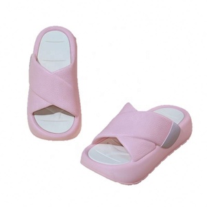 Sandales à semelle épaisse en EVA pour femmes, à bout ouvert, confortables, pour l'été et la maison - Product Image 5