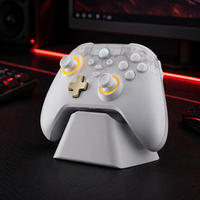 Manette sans fil EasySMX D05 Pro avec capteur Hall, station de charge RGB, sans dérive de joystick, pour PC, Switch, Android