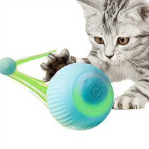 Fashionable Electric Smart Cat <b>Ball</b> Automatic Bouncing Silicone <b>Dog</b> Toy Interactive Pet Training & Boredom Buster Game Toy - Product Image 3
