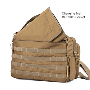 <span class=keywords><strong>Sac</strong></span> à <span class=keywords><strong>langer</strong></span> tactique de voyage grande capacité pour bébé Matelas à <span class=keywords><strong>langer</strong></span> Maman Papa Organisateur de couches <span class=keywords><strong>Sac</strong></span> fourre-tout <span class=keywords><strong>Sac</strong></span> à bandoulière - Product Image 2