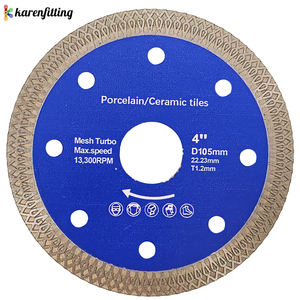 Disco de corte de cerámica azul de 125 mm para amoladora angular, sierra circular delgada de diamante para afilado, precio mayorista - Product Image 1