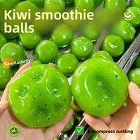 Kiwi Smoothie Squish Ball, Vormbaar Niet-terugverende IJs Zand TPR Knijp Fidget Speelgoed Simulatie Fruit Stress Verlichting Decompressie Speelgoed