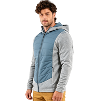 Conception personnalisée Offre spéciale Vestes hybrides coupe-vent pour hommes de qualité supérieure Manteau d'extérieur en laine régulier pour hommes