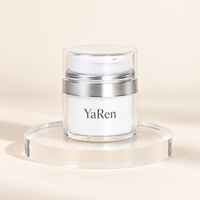 Pot à crème sans air 30g 50g, flacon pompe à lotion 50ml 100ml, ensemble d'emballages cosmétiques vides en plastique PS pour sérum et crème visage