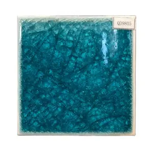 Toptan mavi mozaik seramik malzemeler yüzme havuz karosu