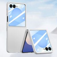 Étui pour Z Flip 7 avec protection d'écran en verre, coque de protection antichoc en 10 couleurs
