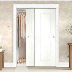 Structure coulissante stable, sans blocage ni accrocs, matériau haute résistance, <span class=keywords><strong>porte</strong></span> <span class=keywords><strong>de</strong></span> grange en bois fiable pour cuisine et chambre - Product Image 1