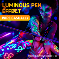 Marqueurs créatifs lumineux pour étudiants, 8 couleurs, surligneurs fluorescents pour l'étude quotidienne, vente en gros