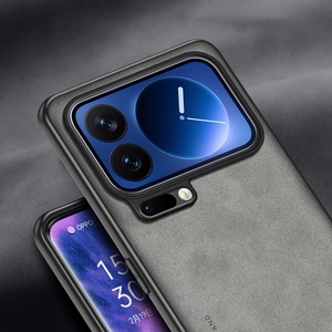 Casing Pria Bisnis Mewah untuk Xiaomi 17 Pro Max / 17 Pro / 17 Kulit Domba Penutup Belakang Tahan Benturan Lensa Lengkap - Product Image 3