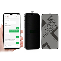 Protection d'écran Yongpoly OEM&ODM personnalisée avec logo, finition mate AG, ultra-lisse et anti-espion pour iPhone 17, 49, 48