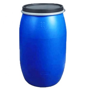 Thùng trống 55 gallon nhựa 200L cho hóa chất lưu trữ thân thiện với môi OEM Dịch vụ màu xanh nhiệt chuyển giao in ấn nhựa xử lý