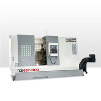 Tour-fraiseuse CNC à axe Y, petit outil de tournage, alimentateur de barres pour tour CNC 4 axes TCK63Y-1000