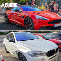 Films pour vitres de voiture Aishide Blue Chameleon changeant de couleur, 76% VLT, teinte pour phares, 2 mil, film pour vitres de voiture