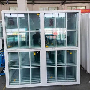 Fenêtre à <span class=keywords><strong>guillotine</strong></span> simple en PVC de style américain Fenêtre à <span class=keywords><strong>guillotine</strong></span> coulissante verticale en UPVC Fenêtre à <span class=keywords><strong>guillotine</strong></span> - Product Image 3