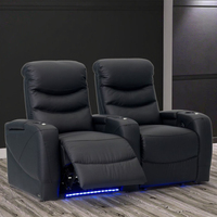 Canapé de luxe 1 + 2 + 3 sièges inclinable pour salon familial Design moderne Home cinéma intérieur revêtement en cuir véritable