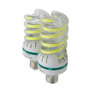 高品质螺旋玉米灯泡E27 E40 20w暖白8000小时CFL节能灯