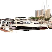 Bateau à moteur gonflable parking flottant pêche sous-marin ponton