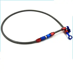 SAE-cable de acero inoxidable trenzado para frenos de coche y motocicleta, manguera de combustible, ptfe, J1401