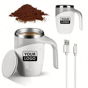 Vaso Mezclador Inteligente Personalizado, Vaso de Acero Inoxidable con Mezcla Automática Magnética Eléctrica, Taza de Café con Autoagitación - Product Image 1