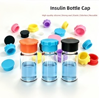 Bouchons en silicone pour flacons 3ml 5ml, anti-fuite, multicolores, réutilisables, en vrac, de haute qualité, de qualité alimentaire, anti-poussière, pour usage en laboratoire