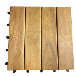 Azulejos de suelo de cubierta de madera de acacia de grado superior, técnicas suaves, antideslizantes, impermeables, uso moderno en interiores y exteriores, gran oferta - Product Image 2