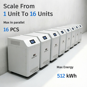 Finished 32KWH Pack for 51.2V 628Ah Battery Pack with JK 300A BMS use EVE MB56 LiFePO4 Cells High power for Home energy storage - Product Image 4