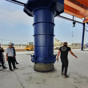 Machine de fabrication de tuyau de ponceau en béton à vibration verticale à haute fréquence