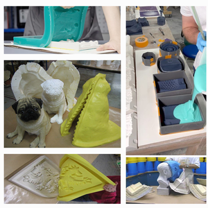 Kalıplama Silikon Kauçuk, DIY El Sanatları/Reçine/Takı Yapımı için Yüksek Esnekliğe Sahip Sıvı Silikon - Product Image 4