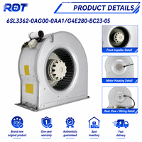 Ventilador Industrial Original Alemán 6SL3362-0AG00-0AA1/G4E280-BC23-05 230V AC de Bajo Ruido con Convertidor de Frecuencia