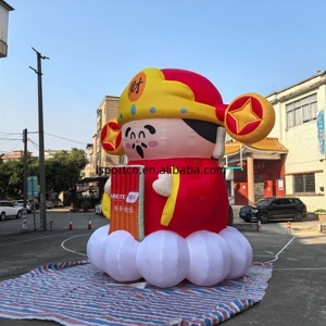Géant Dieu de la richesse gonflable avec lumière led personnalisé événement de vacances promotionnel gonflable dessin animé pour la fête du printemps - Product Image 2