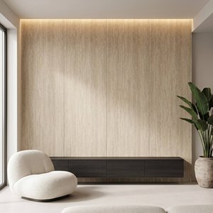 Panel de Pared SPC con Aspecto de Madera, Impermeable, Antimoho, 4mm 5mm, Recubrimiento UV, Instalación con Clic, <span class=keywords><strong>para</strong></span> Revestimiento de Paredes Interiores de Baños - Product Image 1