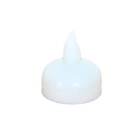 Vente en gros de bougies LED sans flamme, lot de 12 bougies chauffe-plat flottantes blanches étanches, idéales pour les confessions et les accessoires romantiques