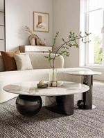 Ensemble de table basse en pierre frittée en vente chaude