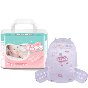Ventes en gros OEM de couches-culottes jetables pour bébés, douces et respirantes, avec <span class=keywords><strong>pulpe</strong></span> de cellulose importée - Product Image 1