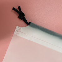 Sac à cordon en EVA givré avec logo personnalisé, pochette souple en plastique pour chaussures, vêtements, sous-vêtements, rangement de voyage et emballage