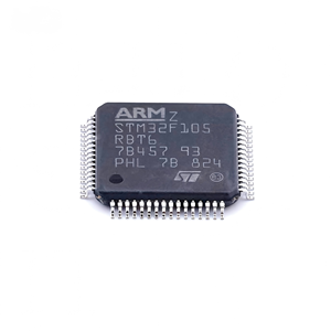 STM32F105RBT6 LQFP-64(10x10) pour microcontrôleur Cortex-M3 72 MHz, circuit intégré avec 128 Ko de mémoire Flash pour examen - Product Image 1