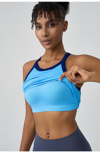 Fábrica al por mayor en Vietnam Sport Tank Top Skin Friendly High Impact Fitness Color Contraste Out <span class=keywords><strong>Door</strong></span> Sujetador deportivo para mujer - Product Image 5