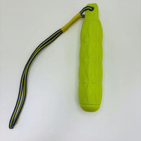 Balle à mâcher pour chien en EVA multicolore avec corde, jouet durable pour le soin dentaire et les jeux de tirette pour animaux de compagnie