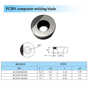 Lưỡi pcbn cho công cụ tiện 10x tuổi thọ trong gia công HSS so với chèn gốm - Product Image 5