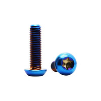 Set Baut Kepala Cakram Titanium Paduan Gr5 M3 M5 M6 M8 M10 Panjang 25mm untuk Sepeda Motor dan Sepeda