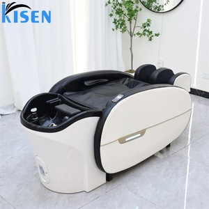 KISEN Electric Massage Shampoo <b>Bed</b> Detachable Head Spa Bowl 4D Massage Table Electric <b>Bed</b> for Spa Salon Electric Massage Chair - Product Image 1