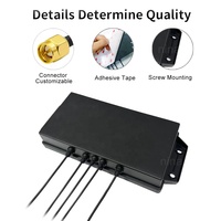 Antena Puck Perekat MIMO 7-in-1 Tangguh untuk Transportasi & LoT/M2M 5G Seluler LTE Wi-Fi GPS/GLONASS IP67 untuk Manajemen Armada