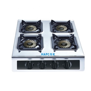 Fornello a <span class=keywords><strong>gas</strong></span> a 4 fuochi con fornello superiore in acciaio inossidabile con fornello da cucina per elettrodomestici