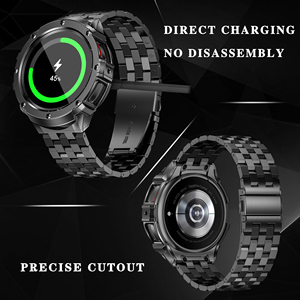 Boîtier en métal de luxe, bracelets en acier inoxydable pour <span class=keywords><strong>Samsung</strong></span> <span class=keywords><strong>Galaxy</strong></span> <span class=keywords><strong>Watch</strong></span> <span class=keywords><strong>5</strong></span> <span class=keywords><strong>Pro</strong></span> 45 mm, kit de modification pour <span class=keywords><strong>Galaxy</strong></span> <span class=keywords><strong>Watch</strong></span> <span class=keywords><strong>5</strong></span> <span class=keywords><strong>Pro</strong></span> 45 mm - Product Image 5