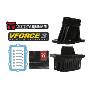 Admission en Fibre <span class=keywords><strong>de</strong></span> Carbone VForce3 V3127R-873A-2 pour <span class=keywords><strong>Motoneige</strong></span> 600 E-TEC HO SDI avec Adaptateur en Caoutchouc et Clapet - Product Image 4