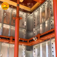 Coffrage métallique en alliage d'aluminium à bas prix pour murs en béton et poteaux en acier pour la construction