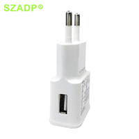 Chargeur USB SZADP 5V 3A à charge rapide, ignifuge, avec prise EU/US/UK/AU pour tous les smartphones
