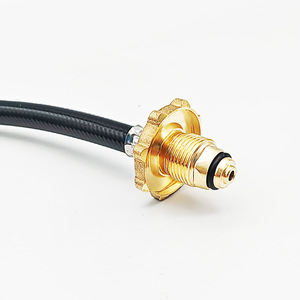 Quemador de propano con manguera para uso en jardín y exteriores, quemador de acero inoxidable, calentador de gas portátil - Product Image 3