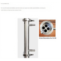 Colonne de distillation domestique, distillateur à colonne, 4 couches, acier inoxydable, cœur en cuivre, colonne de reflux, équipement de brassage, torréfacteur à vin